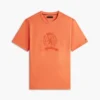 T-shirt teint en pièce avec logo feuille de laurier T-shirt teint en pièce avec logo feuille de laurier