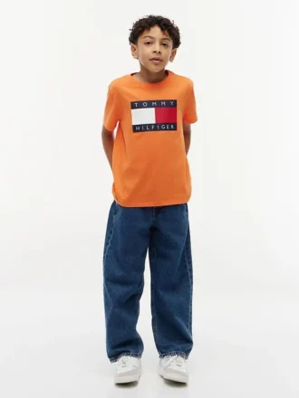 T-shirt Tommy Flag Logo pour enfant T-shirt Tommy Flag Logo pour enfant