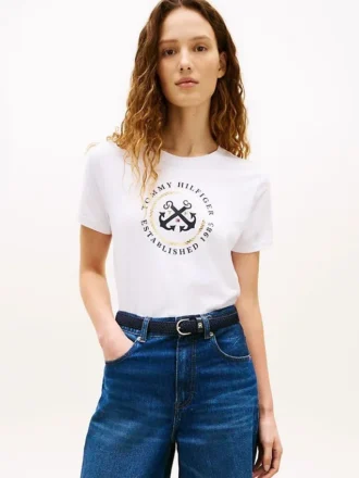 T-shirt Tommy Hilfiger avec logo ancre