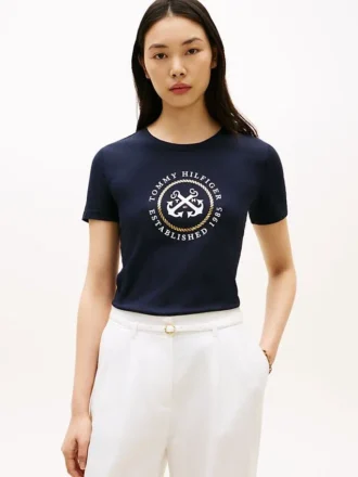 T-shirt Tommy Hilfiger avec logo ancre
