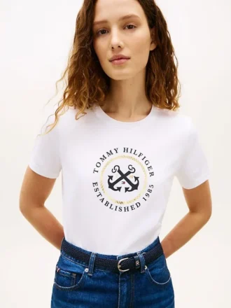 T-shirt Tommy Hilfiger avec logo ancre