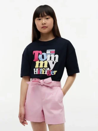 T-shirt Tommy à imprimé bouffant pour enfant