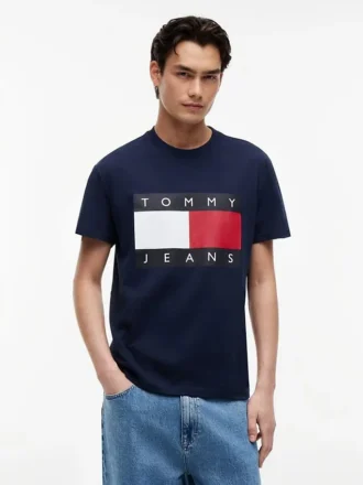 T-shirt Tommy Jeans avec grand logo drapeau
