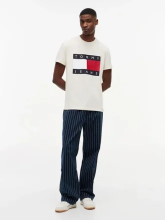 T-shirt Tommy Jeans avec grand logo drapeau