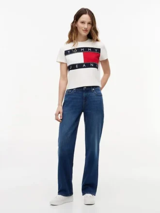 T-shirt Tommy Jeans avec grand logo drapeau