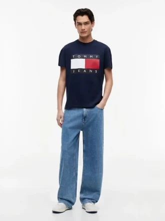 T-shirt Tommy Jeans avec grand logo drapeau