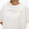 T-shirt Tommy Jeans avec logo en cristaux