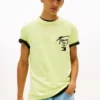 T-shirt Tommy Jeans avec logo peint à la bombe