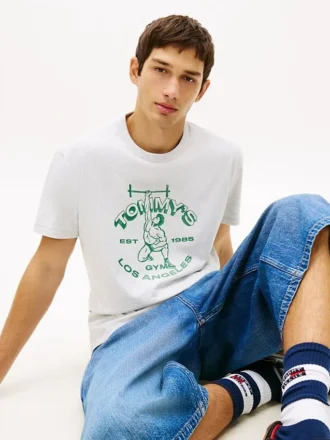 T-shirt Tommy Jeans avec logo Weightlifter