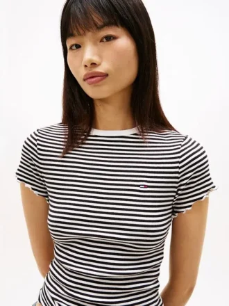 T-shirt Tommy Jeans à bordure festonnée