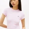 T-shirt Tommy Jeans à bordure festonnée