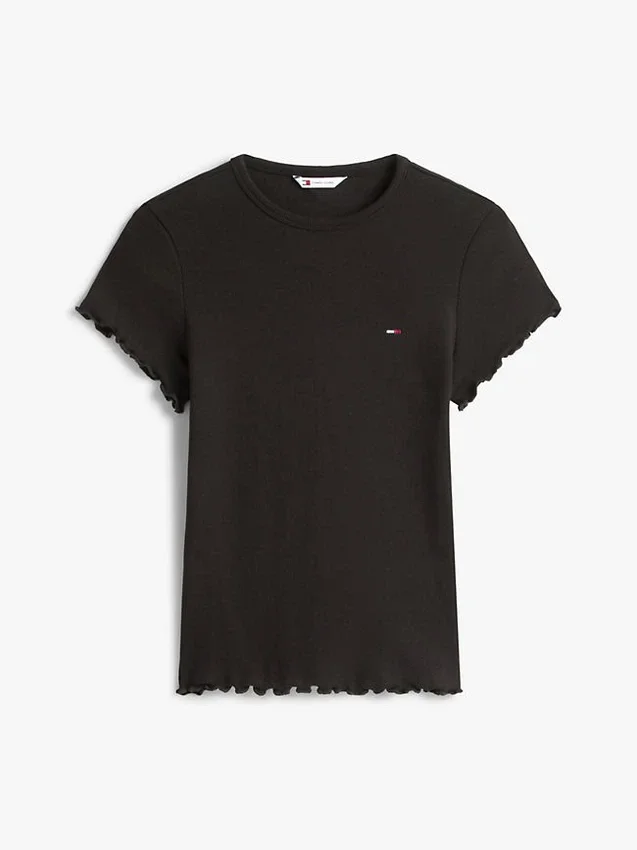 T-shirt Tommy Jeans à bordure festonnée T-shirt Tommy Jeans à bordure festonnée