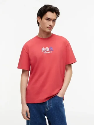 T-shirt Tommy Jeans à logo multi-crêtes