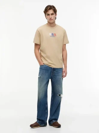 T-shirt Tommy Jeans à logo multi-crêtes