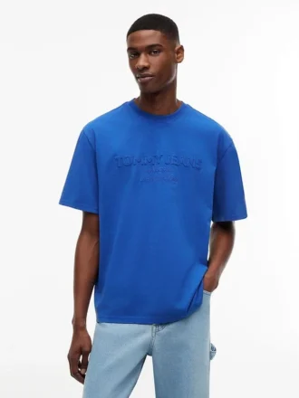T-shirt Tommy Jeans à logo vieilli