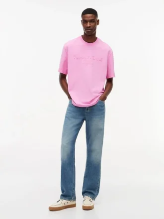 T-shirt Tommy Jeans à logo vieilli