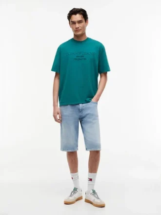 T-shirt Tommy Jeans à logo vieilli
