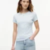 T-shirt Tommy Jeans slim stretch à côtes T-shirt Tommy Jeans slim stretch à côtes