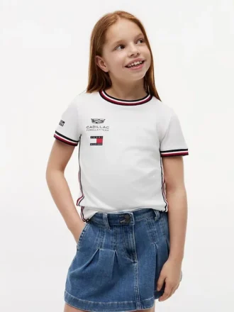 T-shirt Tommy x Cadillac F1® Team Replica pour enfants