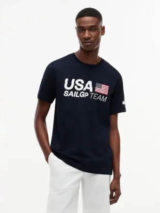 T-shirt Tommy x US SailGP Team Logo