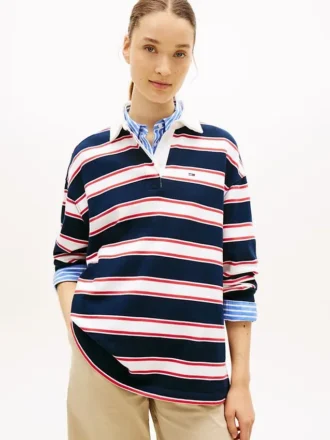 Tommy Jeans Sweat-shirt à rayures décontracté