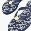 Tong à imprimé TH Script et détails métalliques Tong à imprimé TH Script et détails métalliques