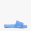 Tongs de piscine en toile avec monogramme brodé