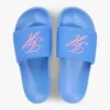Tongs de piscine en toile avec monogramme brodé