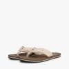 Tongs en lin chambray Tongs en lin chambray