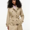 Trench-coat croisé à ceinture Trench-coat croisé à ceinture