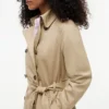 Trench-coat croisé à ceinture Trench-coat croisé à ceinture