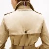 Trench-coat croisé à ceinture Trench-coat croisé à ceinture
