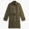 Trench-coat croisé à ceinture Trench-coat croisé à ceinture