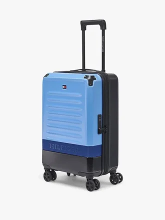 Valise à roulettes rigide color block 21 pouces