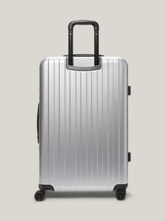 Valise à roulettes rigide rayée 28 pouces