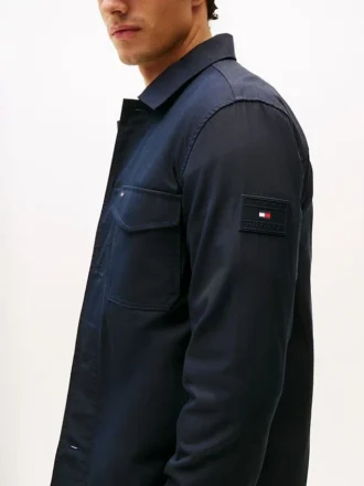 Veste chemise en sergé