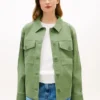 Veste chemise utilitaire oversize en sergé Veste chemise utilitaire oversize en sergé