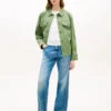 Veste chemise utilitaire oversize en sergé Veste chemise utilitaire oversize en sergé
