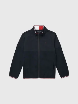 Veste coupe-vent à col montant pour enfants