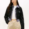 Veste courte en denim zippée Tommy Jeans Veste courte en denim zippée Tommy Jeans