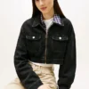 Veste courte en denim zippée Tommy Jeans Veste courte en denim zippée Tommy Jeans