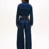 Veste courte en denim zippée Tommy Jeans Veste courte en denim zippée Tommy Jeans
