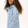 Veste de pluie à capuche à imprimé floral pour enfants