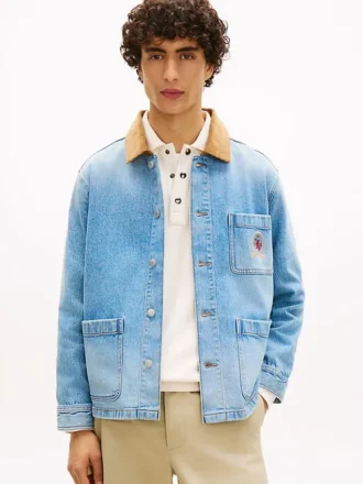 Veste de travail décontractée en denim Veste de travail décontractée en denim