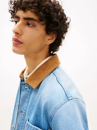 Veste de travail décontractée en denim Veste de travail décontractée en denim