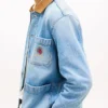 Veste de travail décontractée en denim Veste de travail décontractée en denim