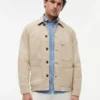Veste de travail en denim teint en pièce Veste de travail en denim teint en pièce