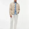 Veste de travail en denim teint en pièce Veste de travail en denim teint en pièce