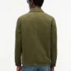Veste de travail en denim teint en pièce Veste de travail en denim teint en pièce