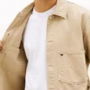 Veste de travail en denim teint en pièce Veste de travail en denim teint en pièce